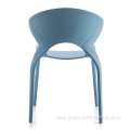 Modern design leisure stacking dining plastic chair